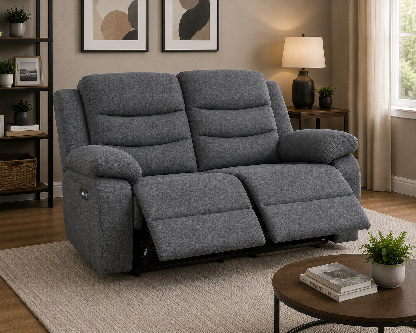 Elegance Soft Furnishings Sorrento Recliner Sofa