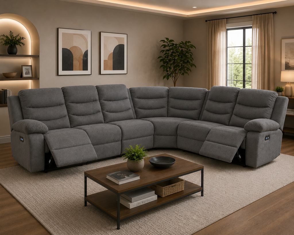 Elegance Soft Furnishings Sorrento Recliner Sofa