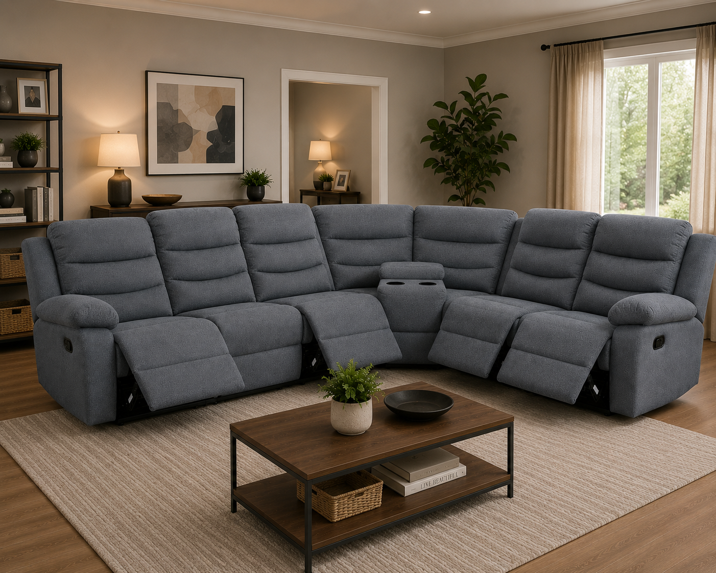 Elegance Soft Furnishings Sorrento Recliner Sofa