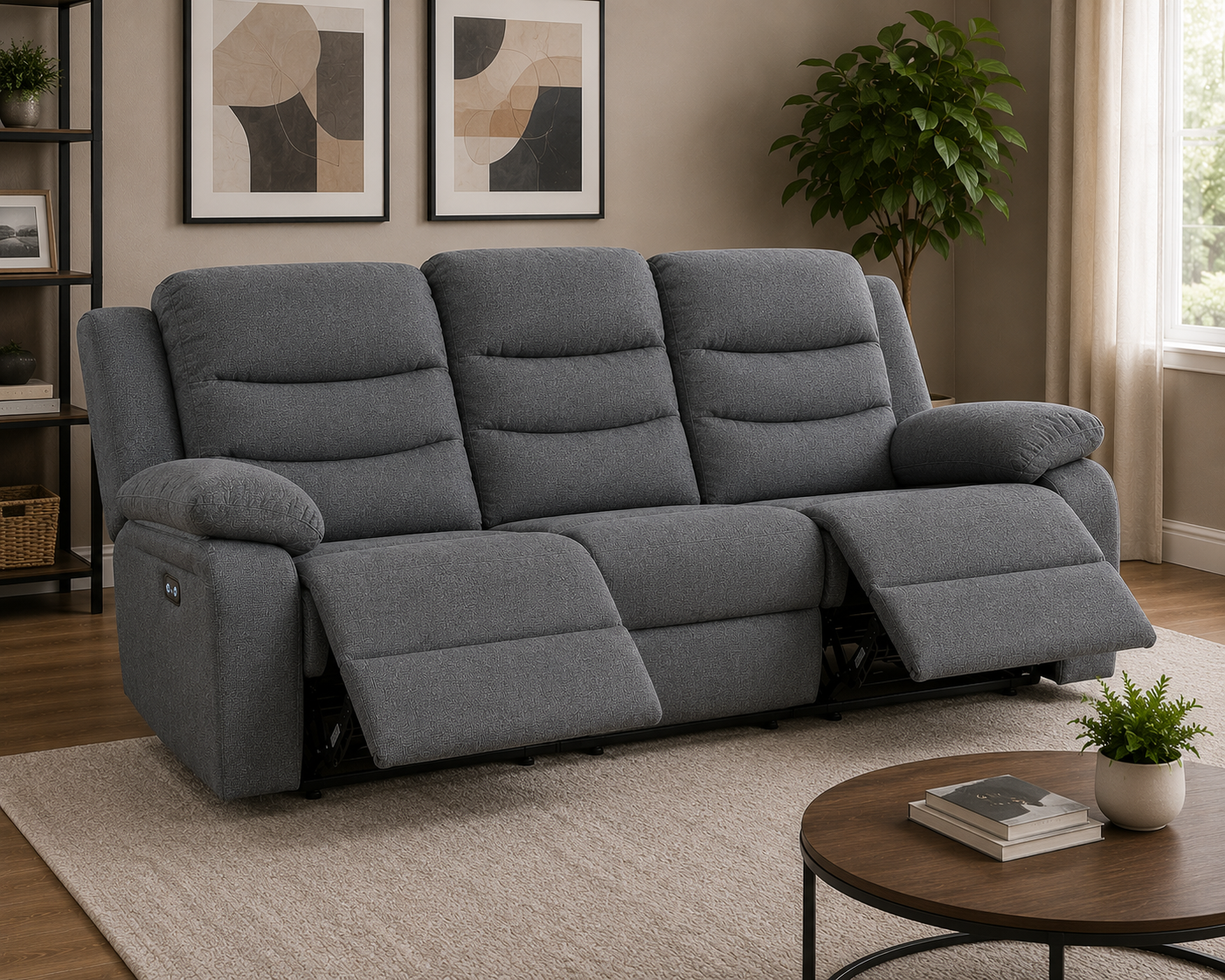 Elegance Soft Furnishings Sorrento Recliner Sofa