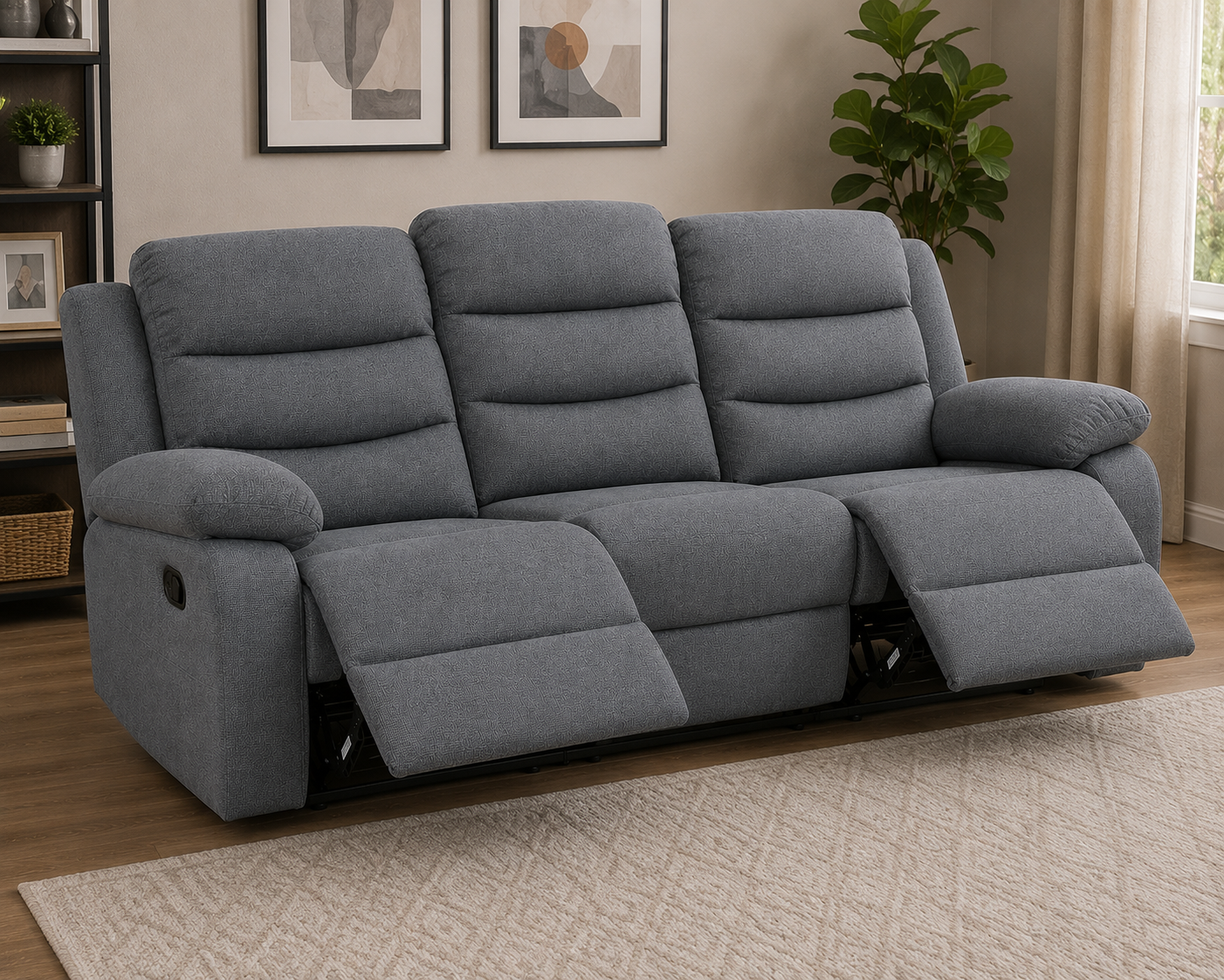 Elegance Soft Furnishings Sorrento Recliner Sofa
