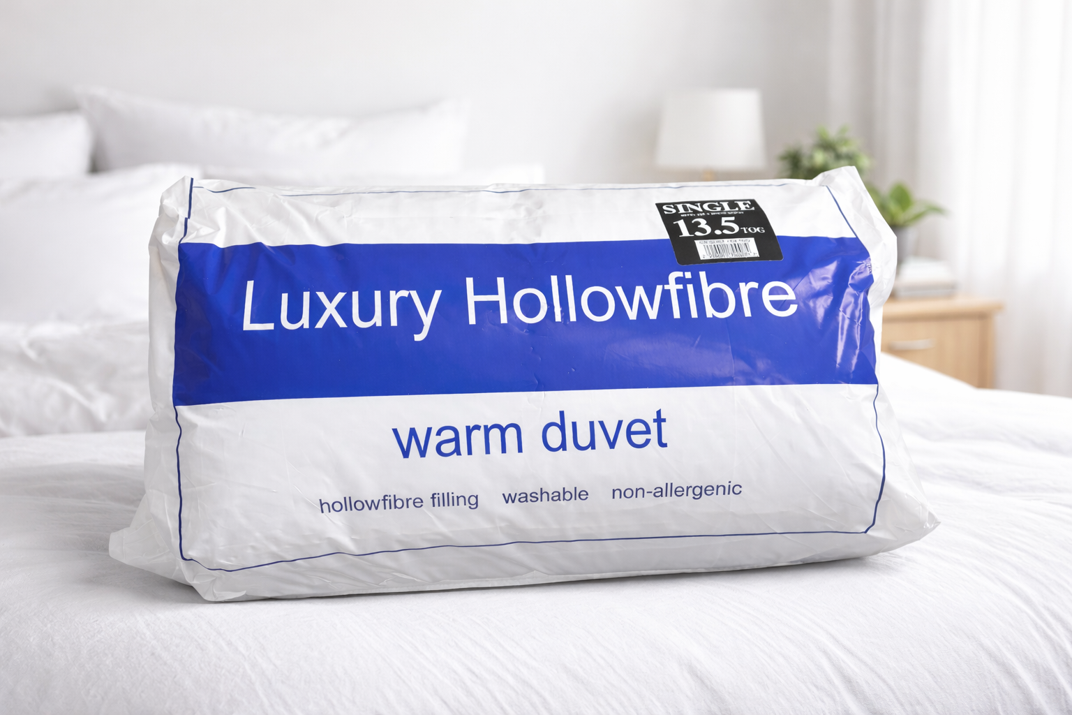 Luxury Hollowfibre Super King Duvet – 13.5 Tog Warm Quilt