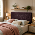 Elegance Soft Furnishing Simple Upholstered Headboard Crushed Velvet Padded Bed Backboard Modern Minimalist Design