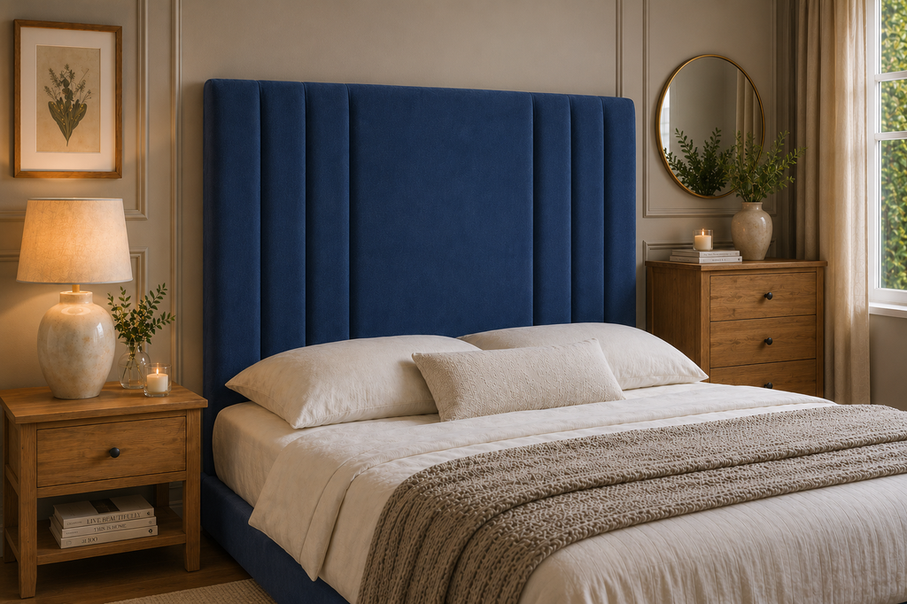 Elegance Soft Furnishings Design Vertical Panel Upholstered Headboard