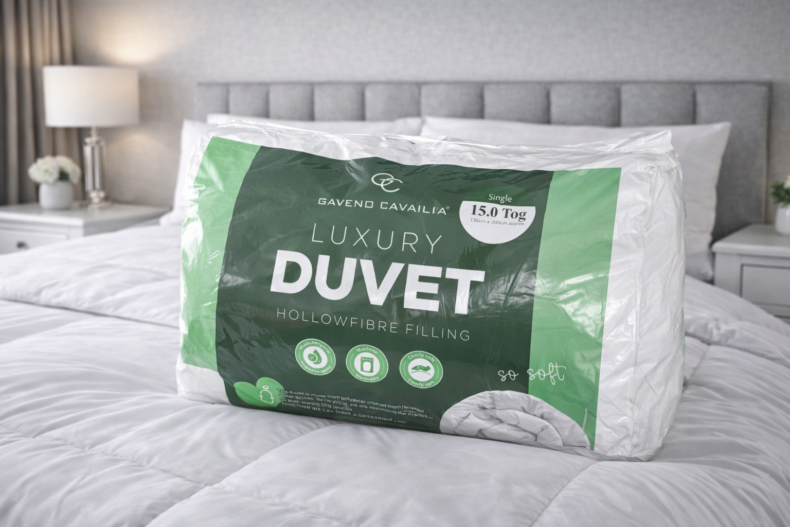 Luxury Hollowfibre 15.0 Tog Duvet – Warm & Hypoallergenic