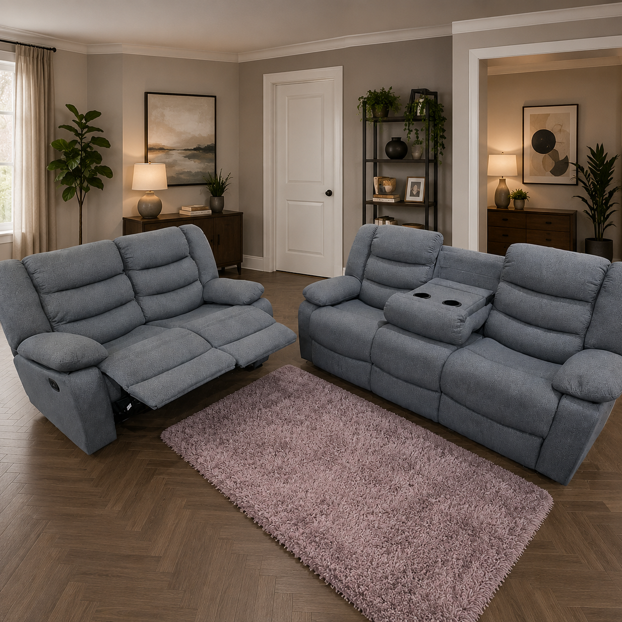 Elegance Soft Furnishings Sorrento Recliner Sofa