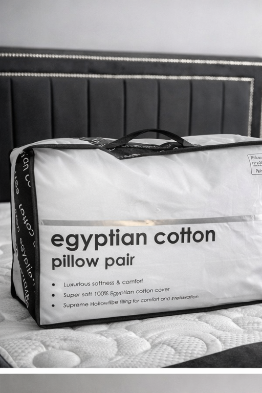 2-Pack Luxury Egyptian Cotton Pillows