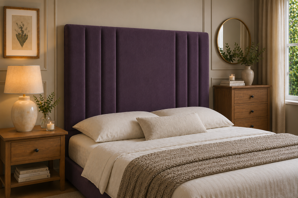 Elegance Soft Furnishings Design Vertical Panel Upholstered Headboard