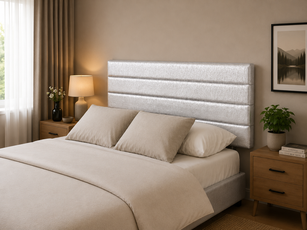 Elegance Soft Furnishings Charlie Plush Upholstered Headboard 24"