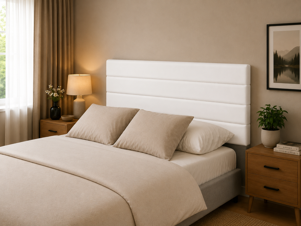 Elegance Soft Furnishings Charlie Plush Upholstered Headboard 24"